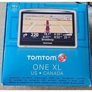 TomTom ONE XL Portable Car 4.3" LCD GPS System USA/Canada navigator receiver Set